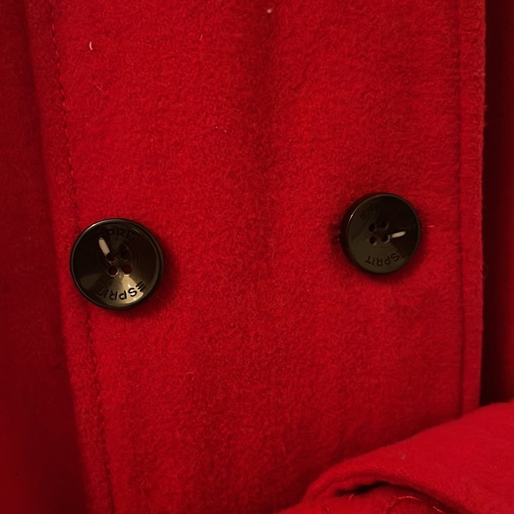 Esprit Red Peacoat - size 4 - Picture 4 of 8